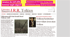 Desktop Screenshot of jrrtolkien.se
